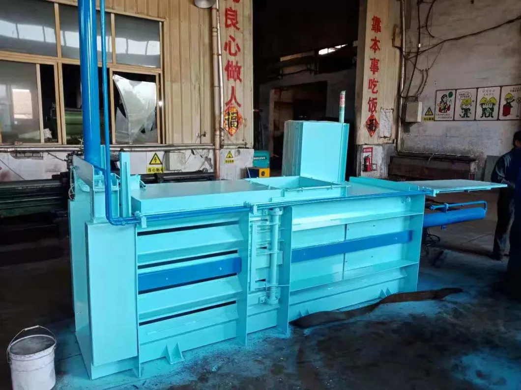 Horizontal Hydraulic Cotton Fiber Old Clothes Press for Baling Into Bales Factory for Sales