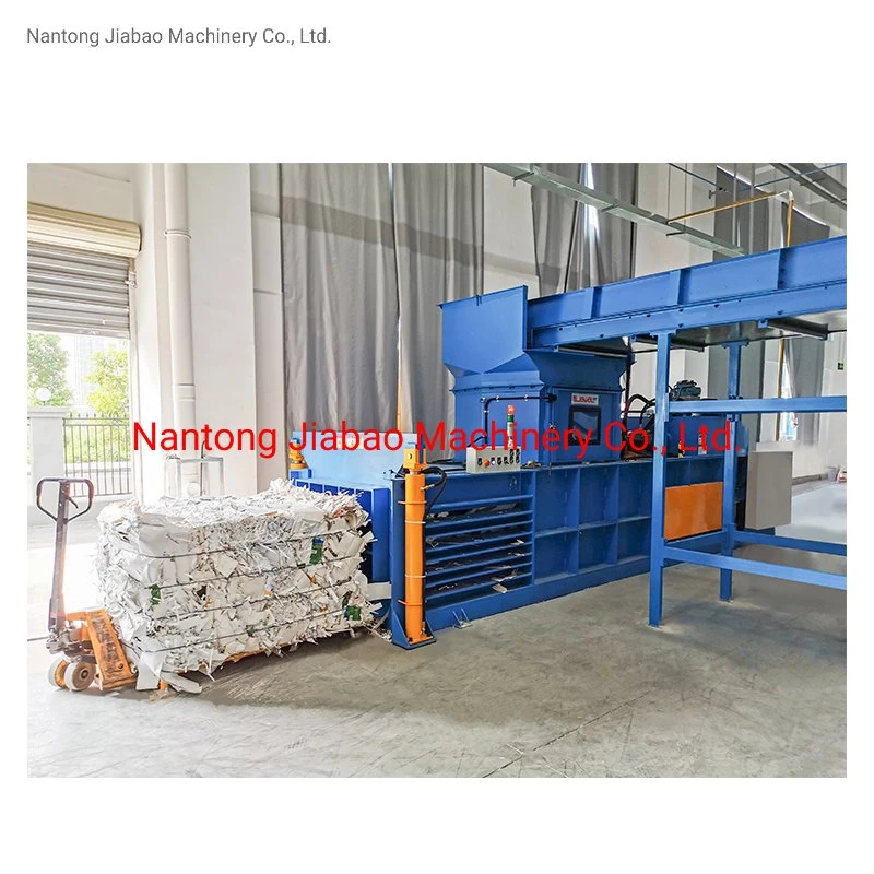 Manufacturers Packing Waste Recycling Horizontal Hydraulic Automatic Foam Compactor Baler Machine for Plastic Films/Jute Bag/Pet Bottles/Carton/Corrugated Paper