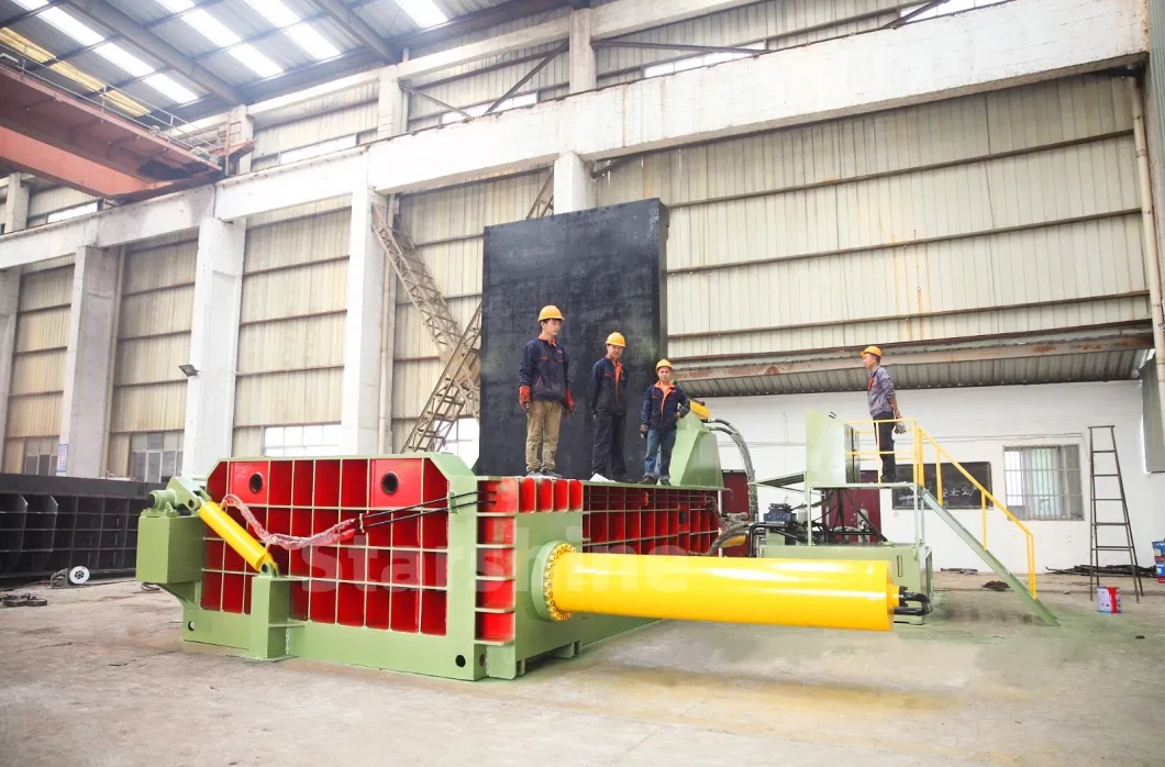 Beverage Cans Compactor Hydraulic Cotton Baler Scrap Baling Press for Metal Recycling Industry