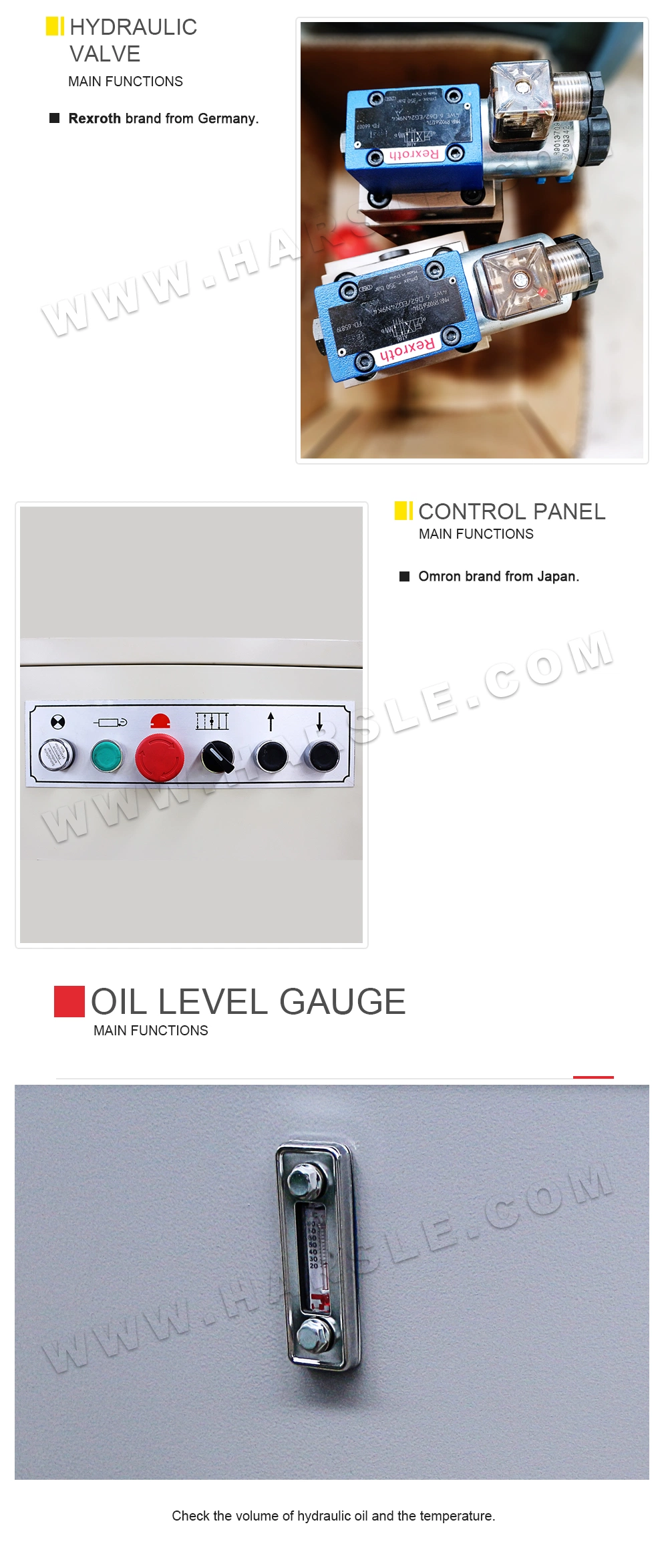 Harsle Y41 Heavy Duty Stable Single-Column Hydraulic Press Machine From China