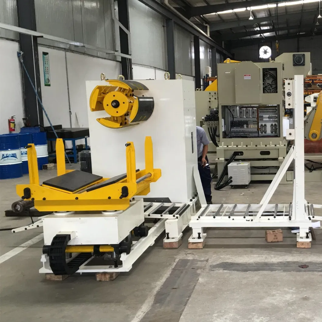3 Ton /5 Ton/ 7 Ton/ 10 Ton Hydraulic Coil Material Steel Sheet Decoiler /Uncoiler Machine Working in Power Press Stamping Line