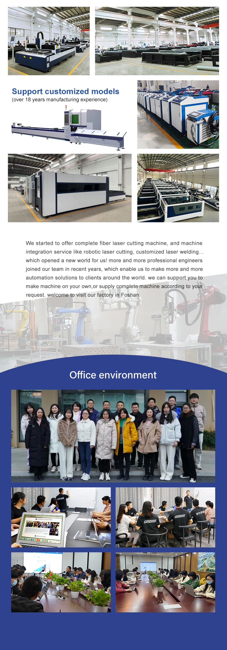 OEM/ODM CNC Fiber Laser Metal Cutting Machine Price for Stainless Steel Aluminium