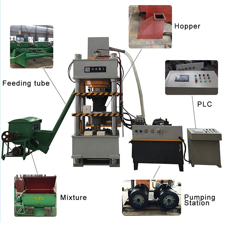 10kg 20kg Animal Licking Salt Block Hydraulic Press for Manufacturing Plant