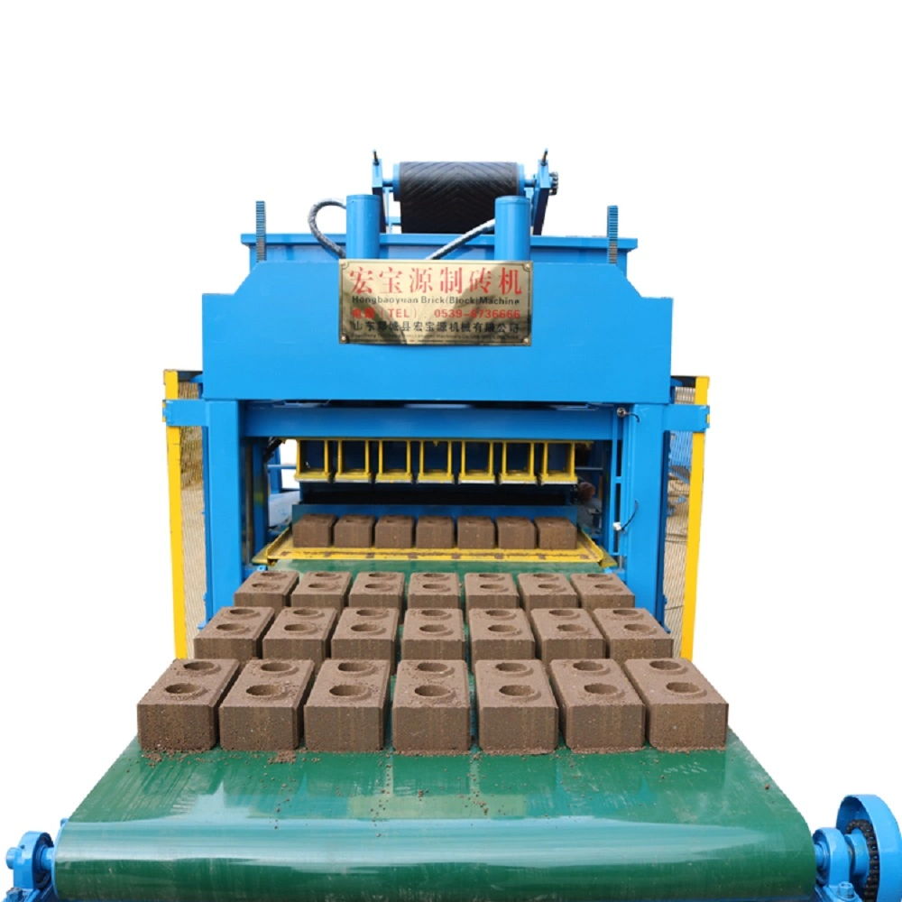 Mini Hydraulic Press Clay Brick Making Machine in Brazil