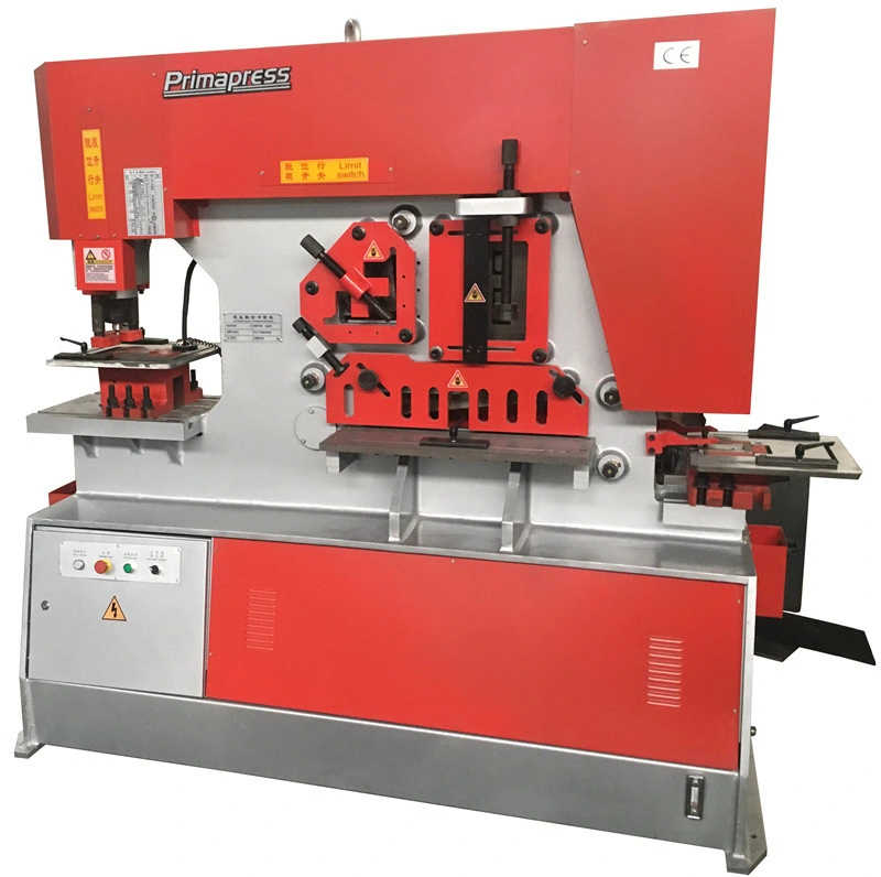 Q35y Multi Wrought Hydraulic Ironworker Combined Punching Cutting Shearing and Notching Machine for Sale From China