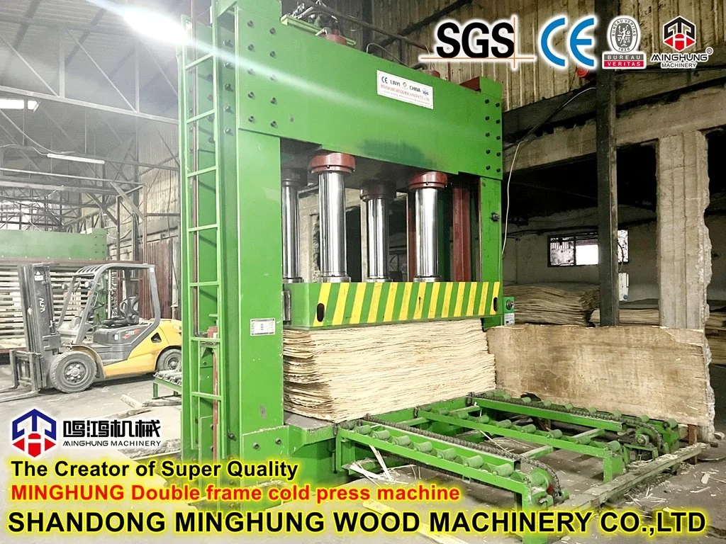 Hydraulic Woodworking Veneer Plywood Hot Press Machine with Automatic Loader and Unloader