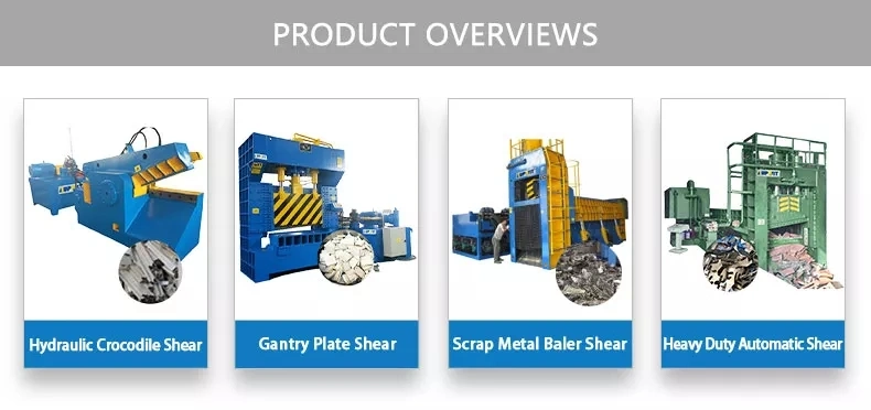 Factory Directly Supply Hydraulic Scrap Car Shell Non Ferrous Metal Rould Square Steel I Beam Rebard Container Box Shear Cutting Shearing Recycling Machine