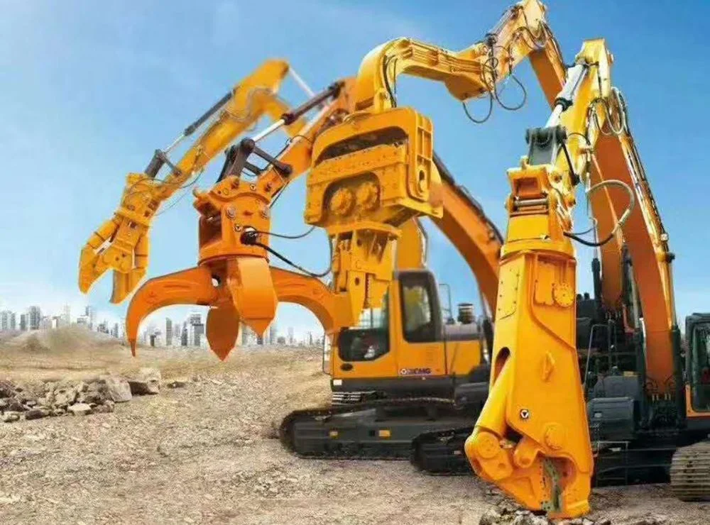 Hydraulic Shear Wholesale Double Cylinder Shear Demolition Cut Scrap Metal Excavator for Sale