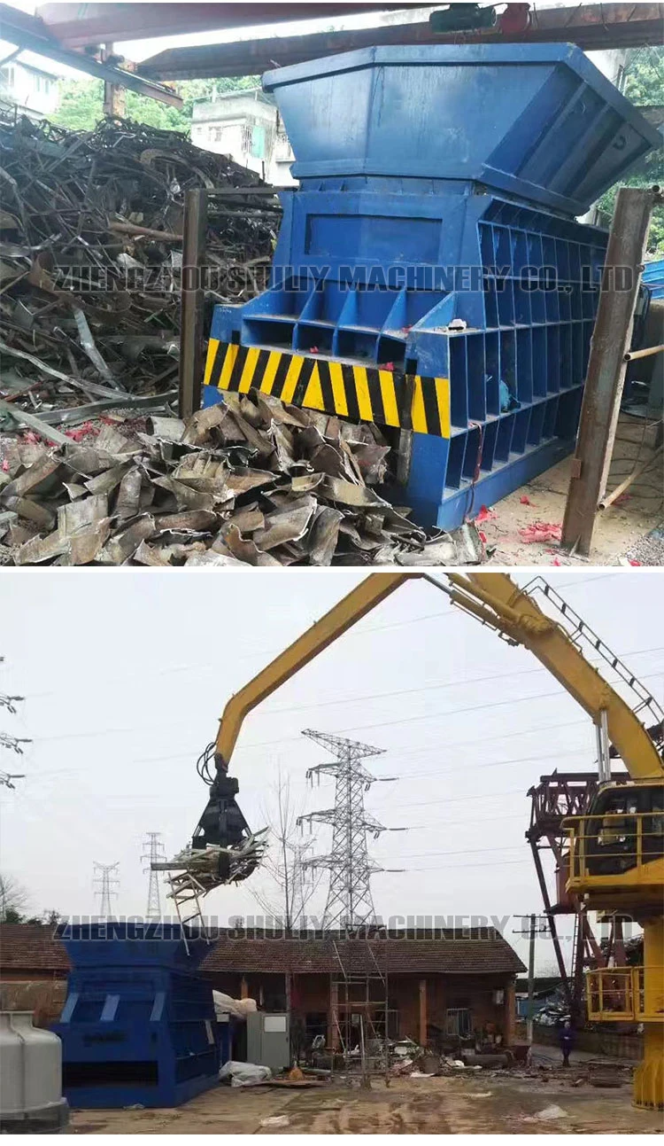 Easy Mobile Hydraulic Automatic Scrap Metal Container Shearing Machine