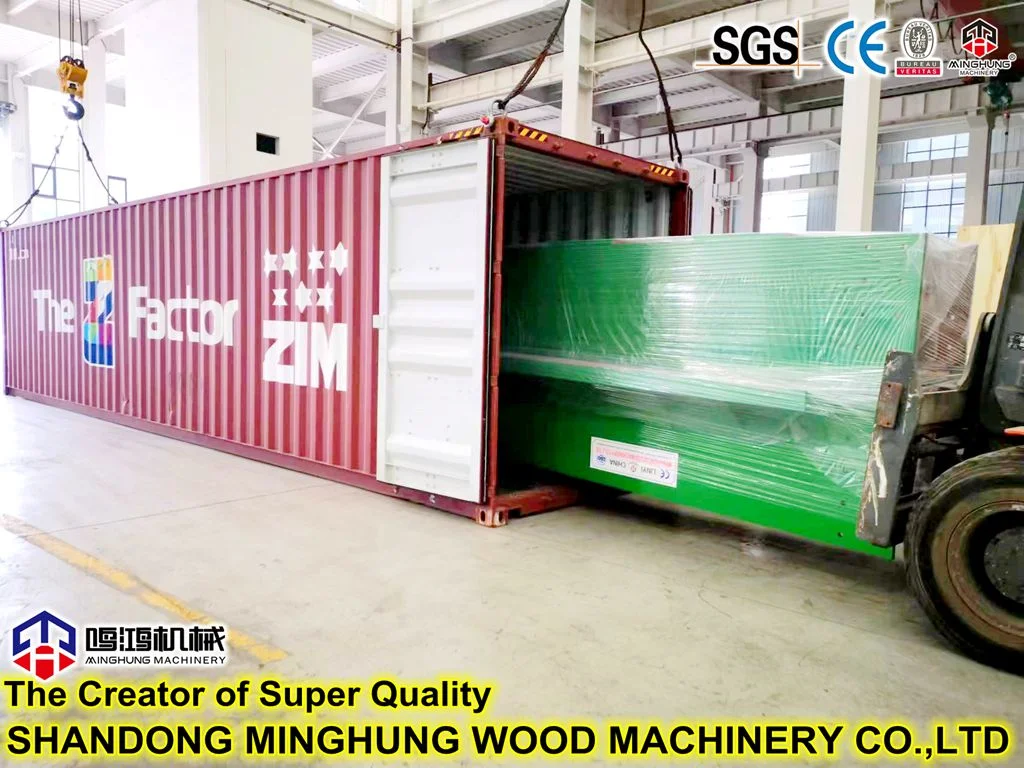 Hydraulic Woodworking Veneer Plywood Hot Press Machine with Automatic Loader and Unloader