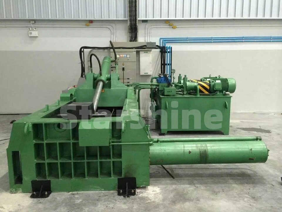 Beverage Cans Compactor Hydraulic Cotton Baler Scrap Baling Press for Metal Recycling Industry