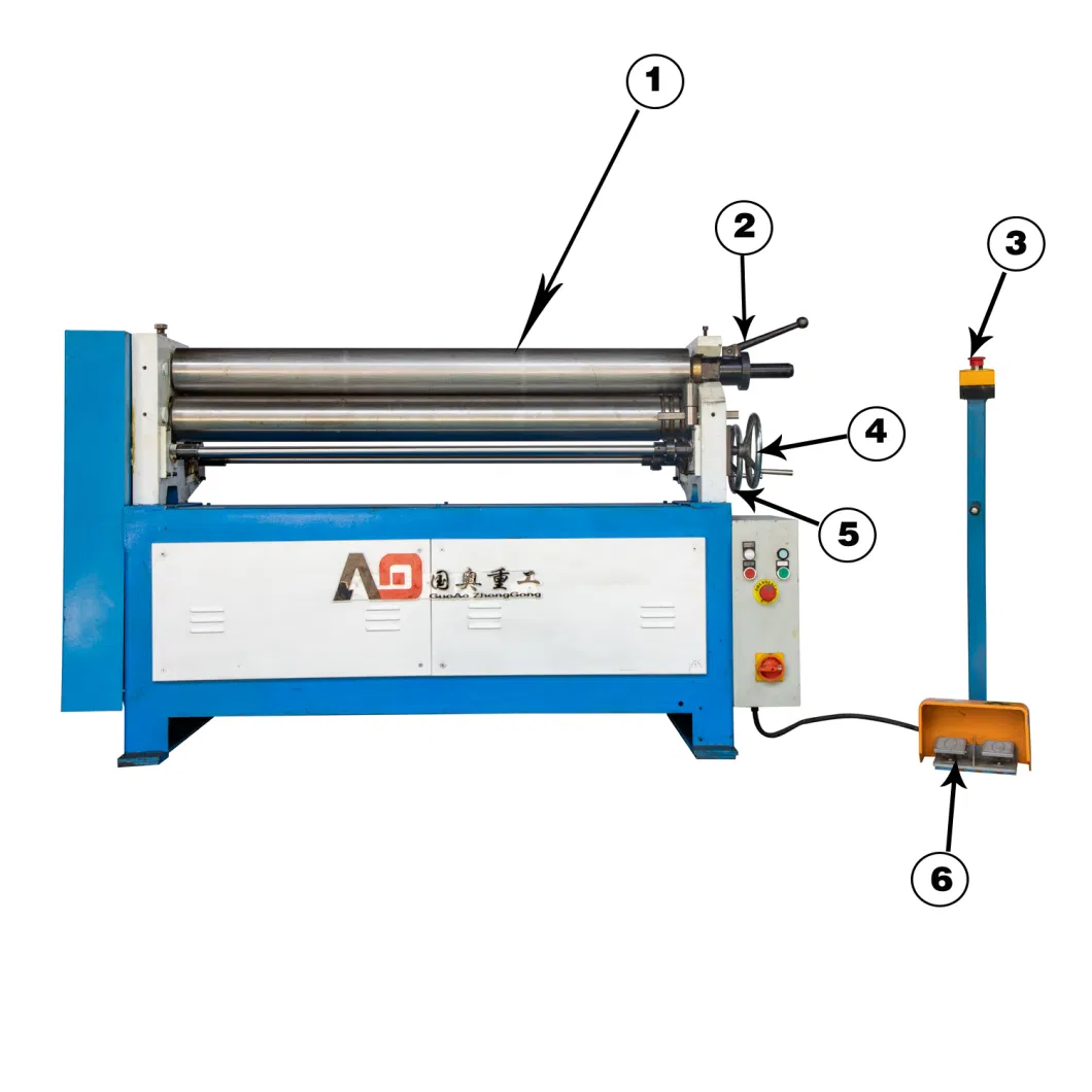 HVAC Duct Forming Electric Galvanized Metal Sheet Steel Plate Rolling Machine Roll Former Roll Bending Machine Hydraulic Roll Bender