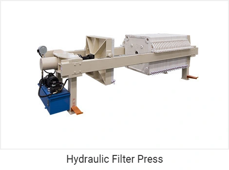 Automatic Industrial Hydraulic Sludge Chamber Filter Press with Washing system