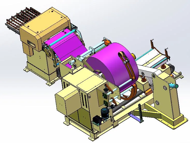 High Efficiency Aluminum Foil Box Punching Press with Decoiler Feeder Machine