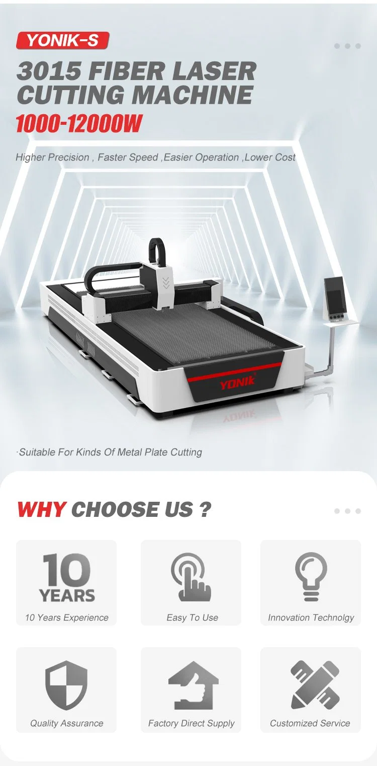 Hot Sale CNC 1000ww 1500W 2000W 3000W 6000W Fiber Laser Cutter 1530 Laser Cutting Machine for Metal Plate Cutting