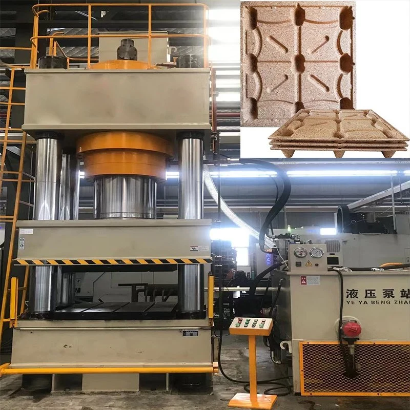 Euro Type Wood Pallet Making Production Line HP-1200 Tons Wooden Pallet Hydraulic Press