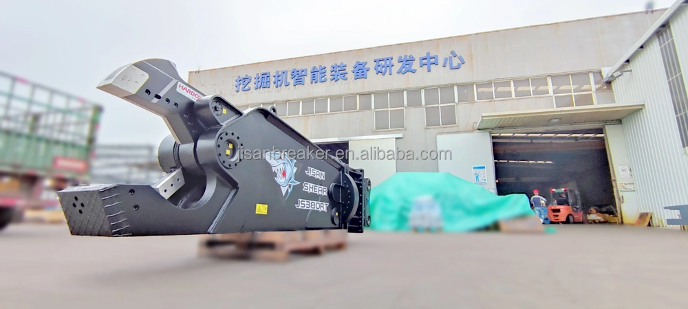 Mobile Scrap Metal Shear for Sale OEM ODM Service Mini Hydraulic Shear Excavator Quality CE Cars Dismantling Machine Shear