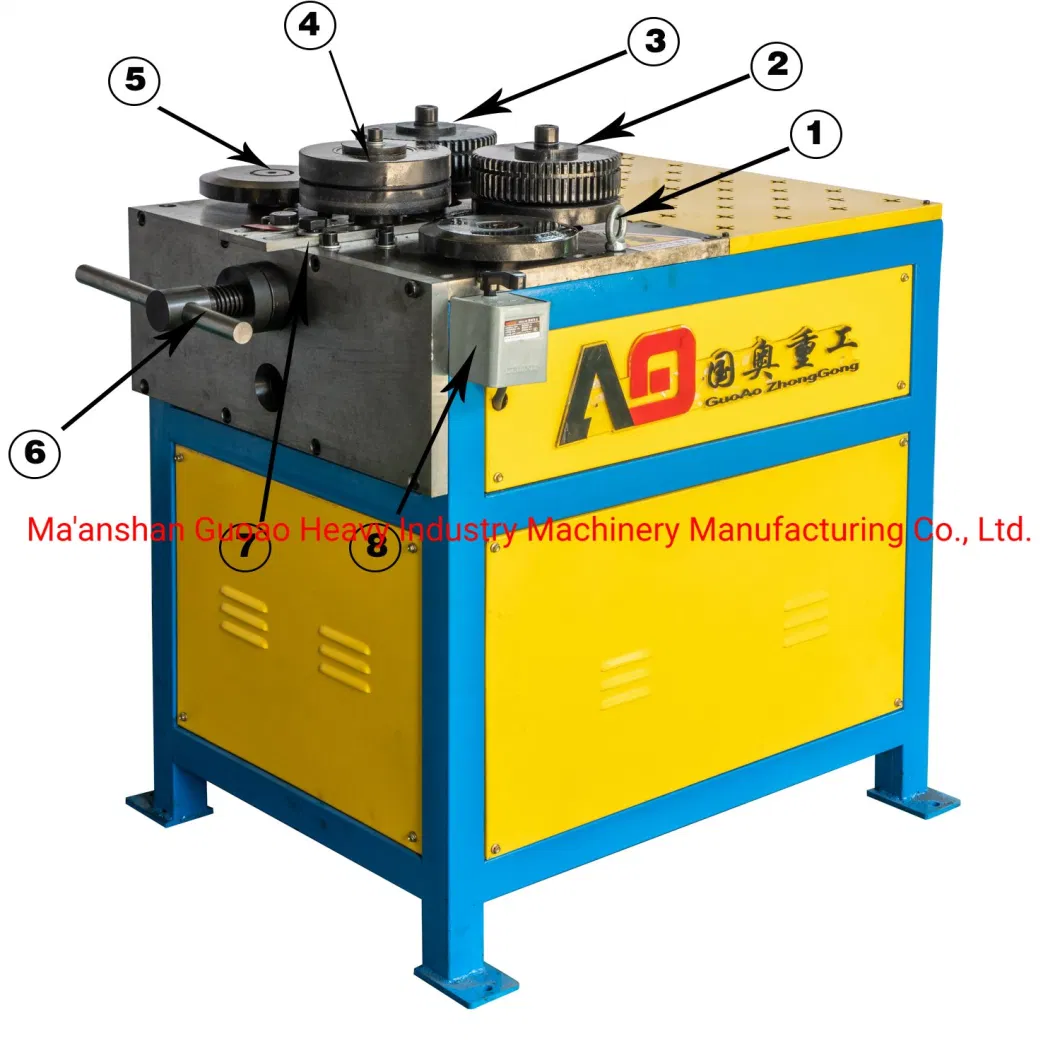 New Type Hydraulic Round Bending Machine Section Bender Roller Profile Rolling