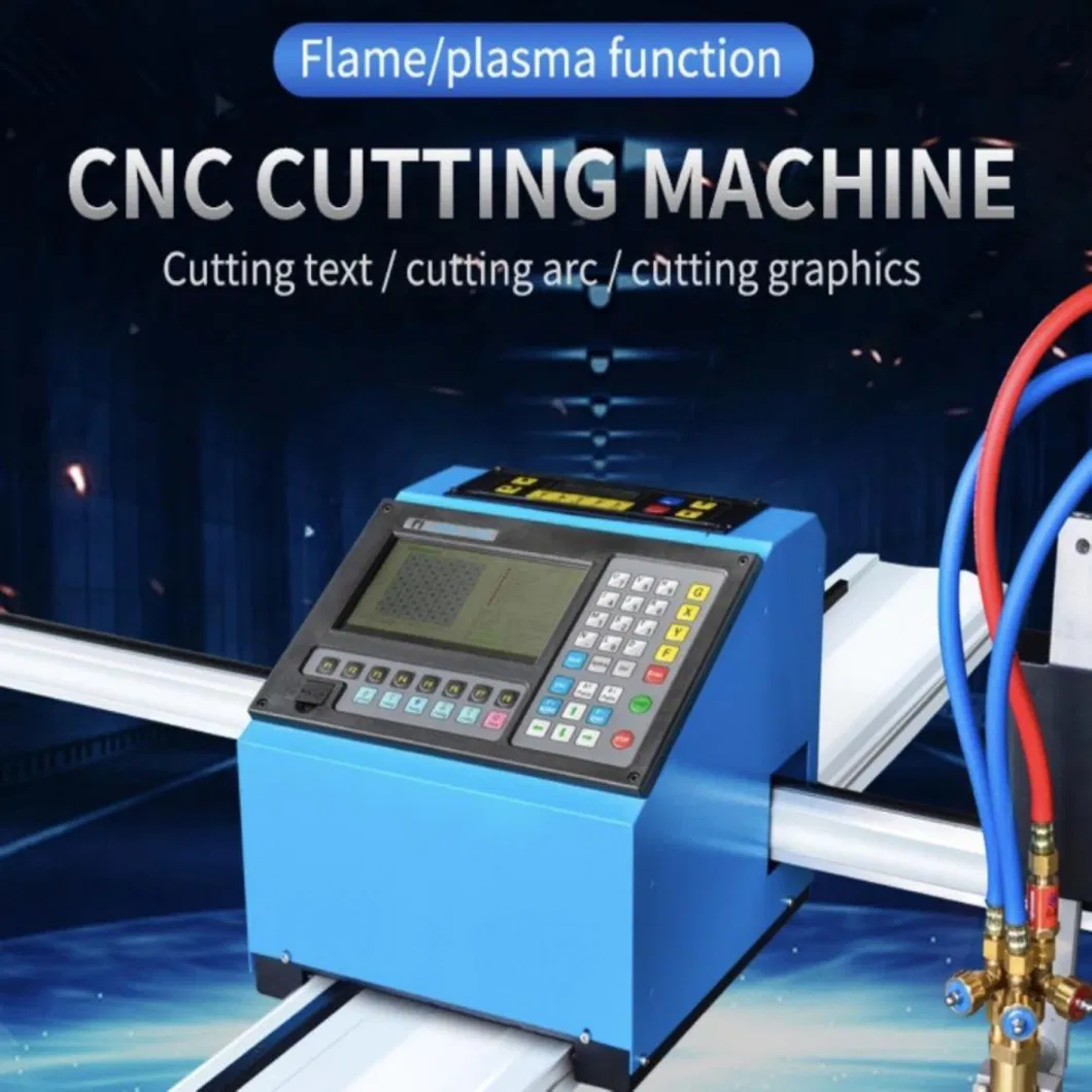 Mini Small Cheap Cantilever Portable Gantry Type Sheet Metal CNC Plasma and Flame Oxy Fuel Cutting Machine for Stainless Carbon Steel Cutting Factory Price