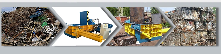 Beverage Cans Compactor Hydraulic Cotton Baler Scrap Baling Press for Metal Recycling Industry