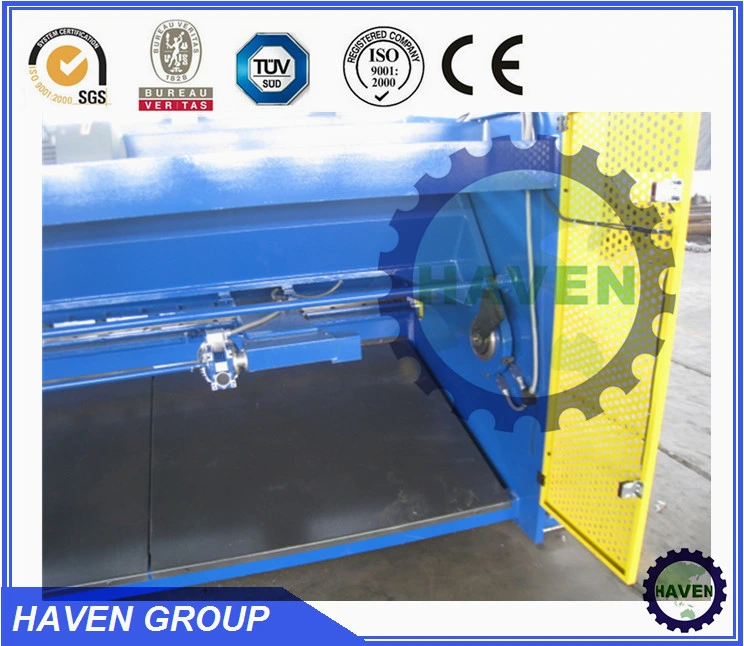 QC11Y-10X4000 CE approved hydraulic shearing machine for sale, hydraulic guillotine shearing machine
