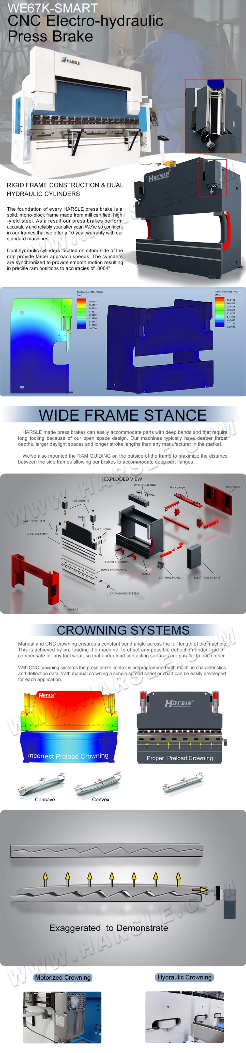 CNC Hydraulic Sheet Metal Brake Press