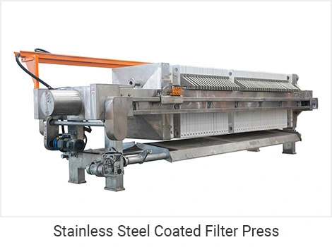 Automatic Industrial Hydraulic Sludge Chamber Filter Press with Washing system