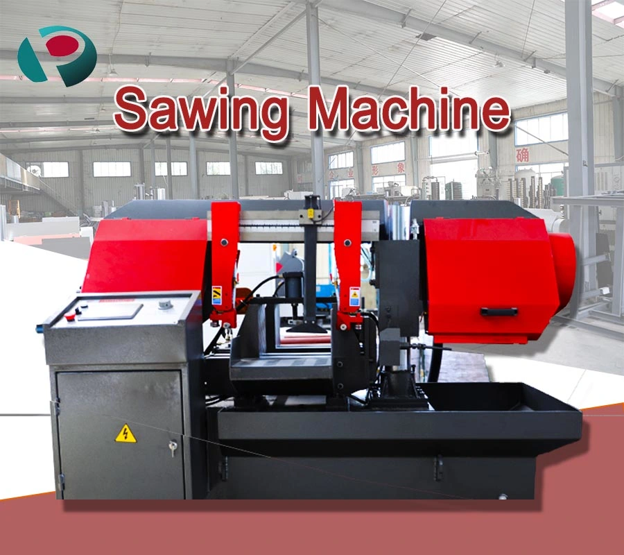 Sawing Machine Oblique Sawing Industrial Iron Metal Cutting Band Sawing Machine