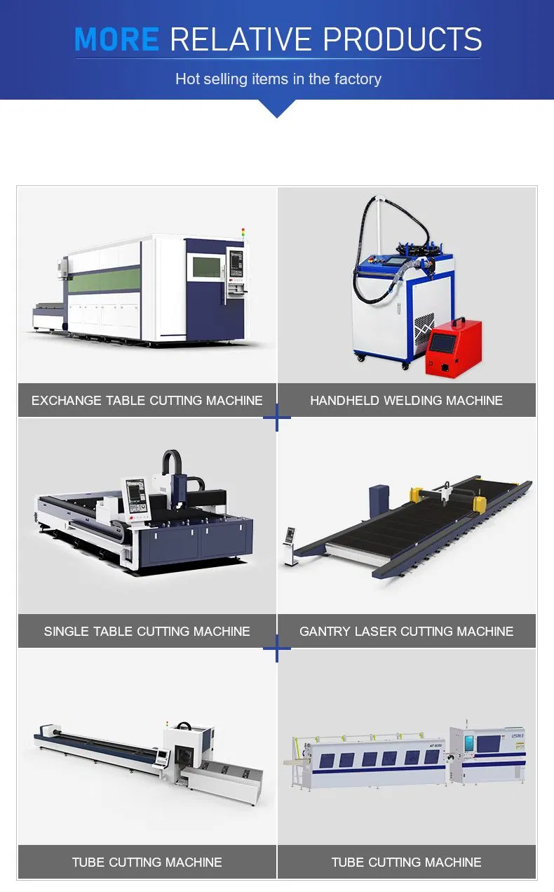 OEM/ODM CNC Fiber Laser Metal Cutting Machine Price for Stainless Steel Aluminium