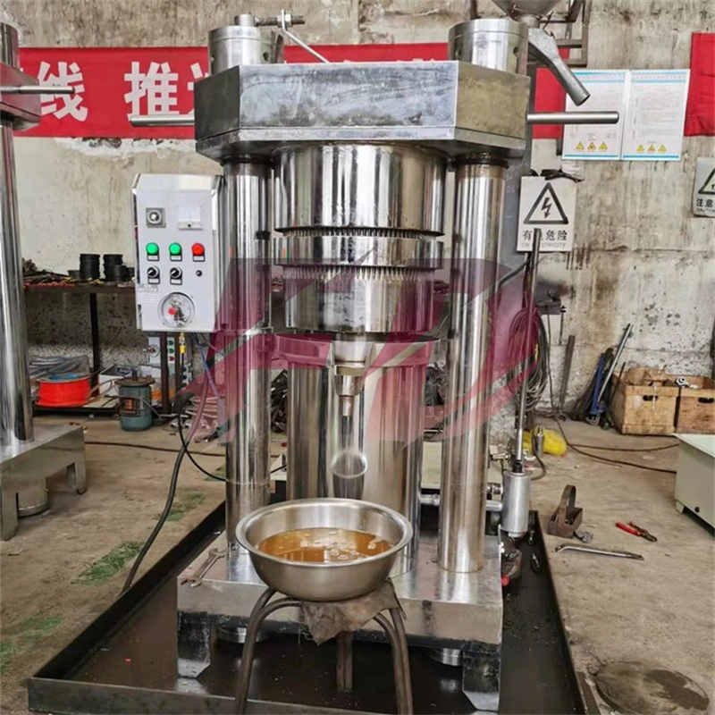 Small Vertical Hydraulic Oil Press Manufacturer for Soybean and Rapeseed