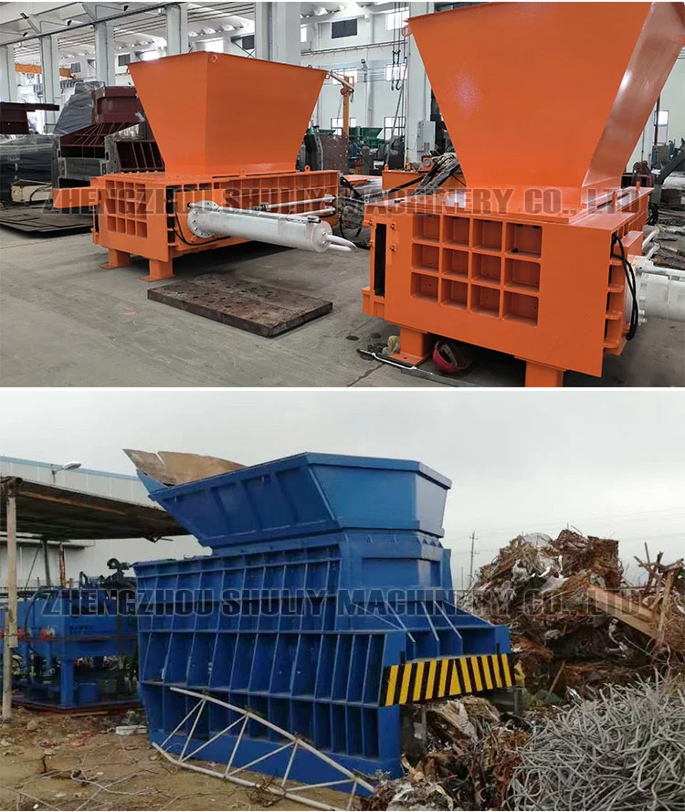 Easy Mobile Hydraulic Automatic Scrap Metal Container Shearing Machine