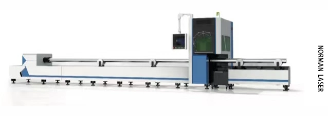 Plate and Pipes Fiber 3D Laser Cutting Machine with Two Chucks China Professional Pipe Laser Cutting Machine for Metal Tube