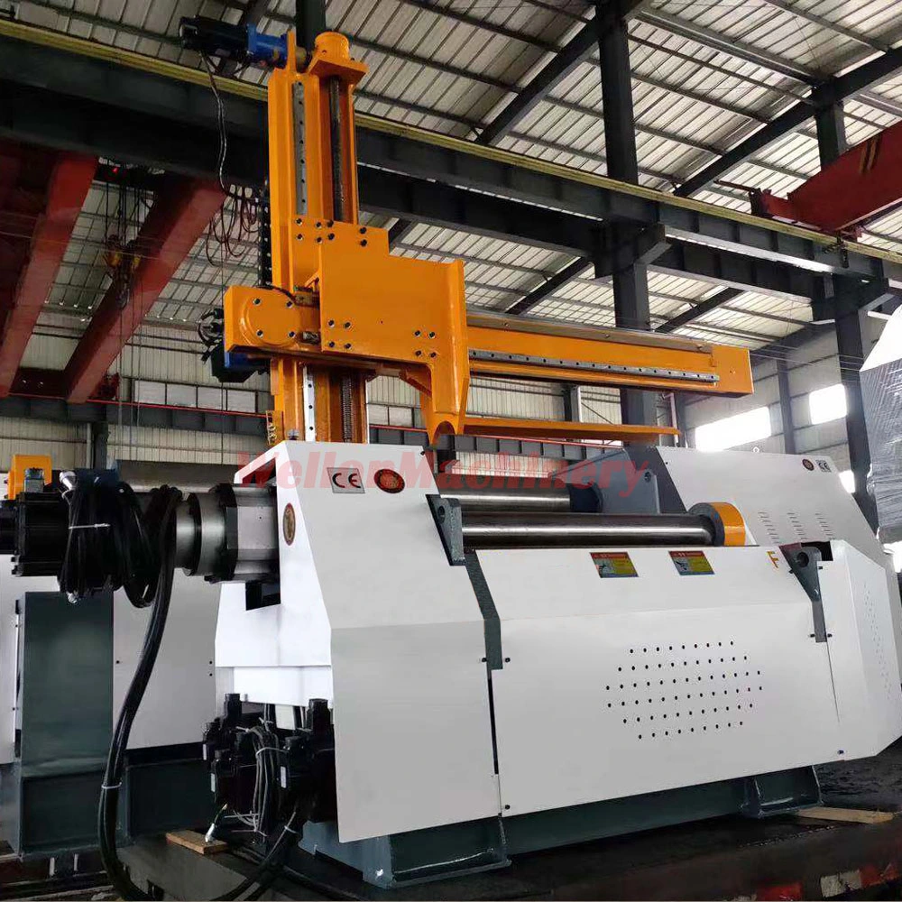 W12 Full Hydraulic CNC 4 Rolls Plate Rolls Bending Machine W12-25X2000