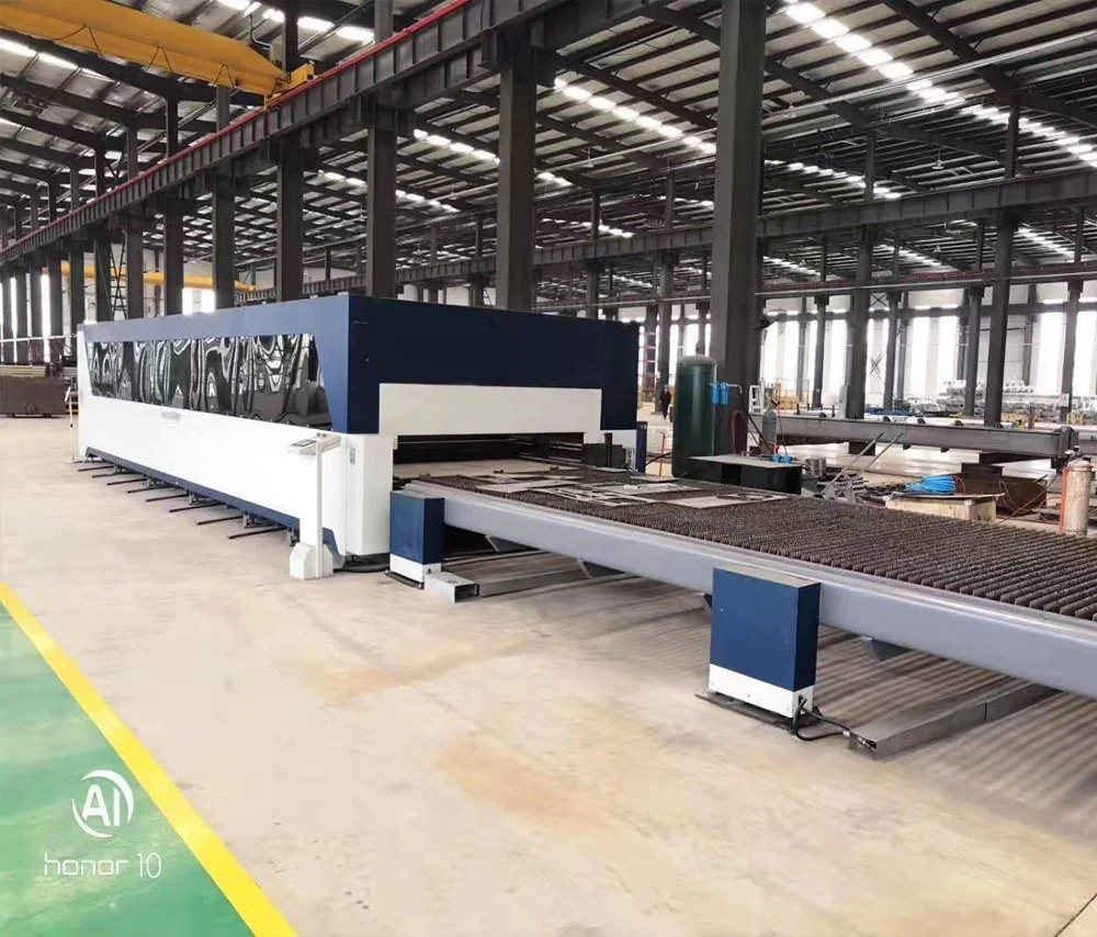 Hydraulic Platform CNC Fiber Sheet Metal Laser Cutting Machine Factory in China