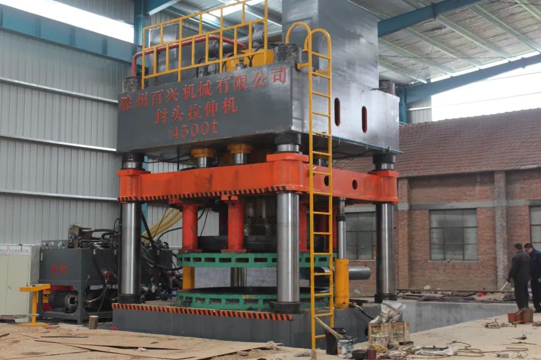 4500tons Hydraulic Press Use for 4-20mm Ellipse/Dish/Sphericity Shape LPG Tank Head Dished End Making Flanging Forming Machine