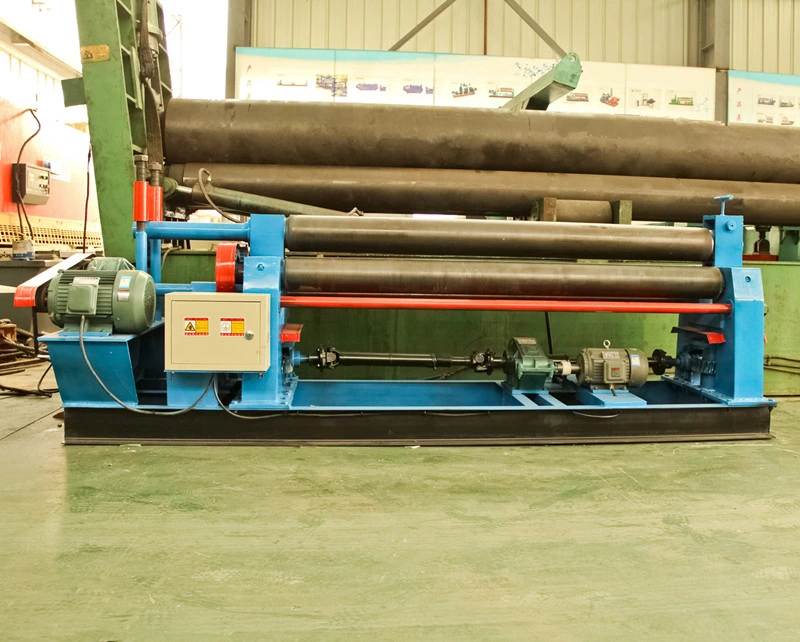 W11-6*1500 Mechanical Plate Sheet Bending Roll, Mechanical Roller Machine, Mechanical Rolling Machine