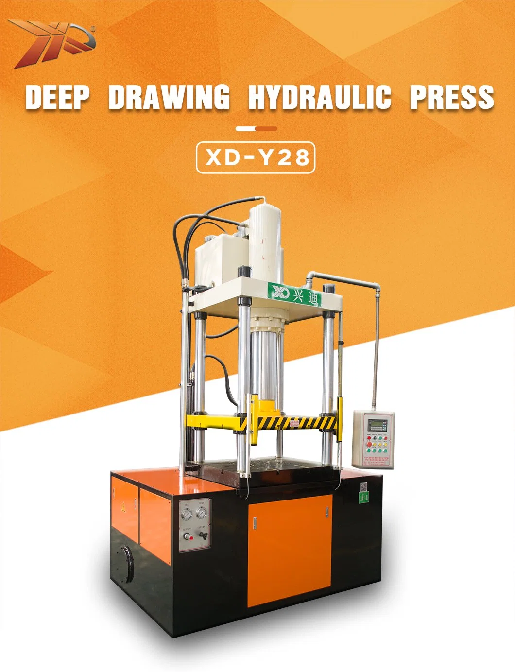 4 Post Double Action Automatic Metal Forming Deep Drawing Hydraulic Press Machine