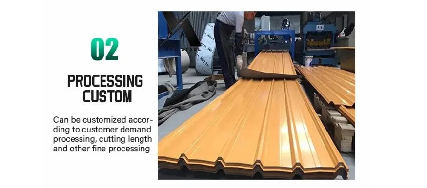 2024 No Composite Indentation, No Residual Stress, No Deformation After Shearing Corrugated Steel Sheet