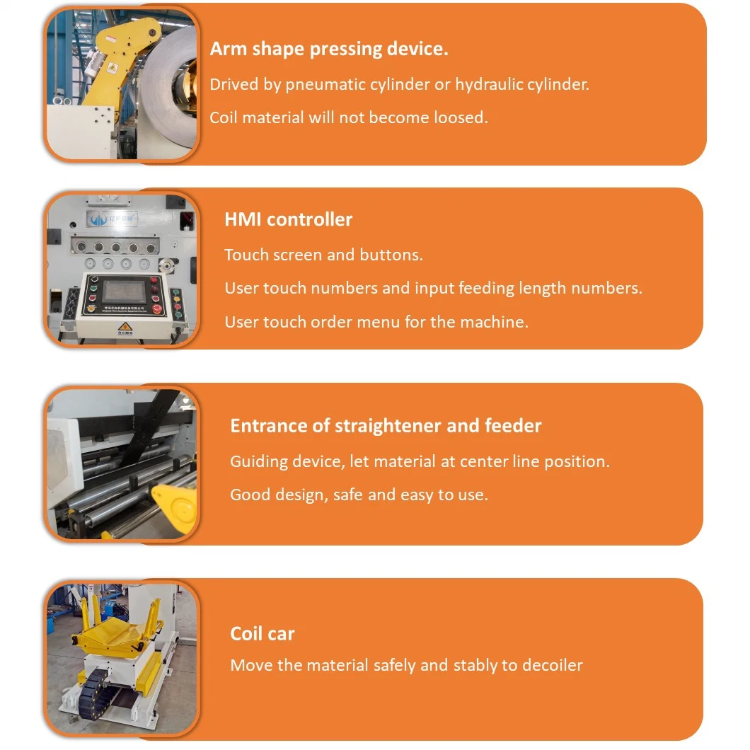 Metal Coil Automatic Stamping Press Servo Feeder Cut to Length Line Shearing Machine