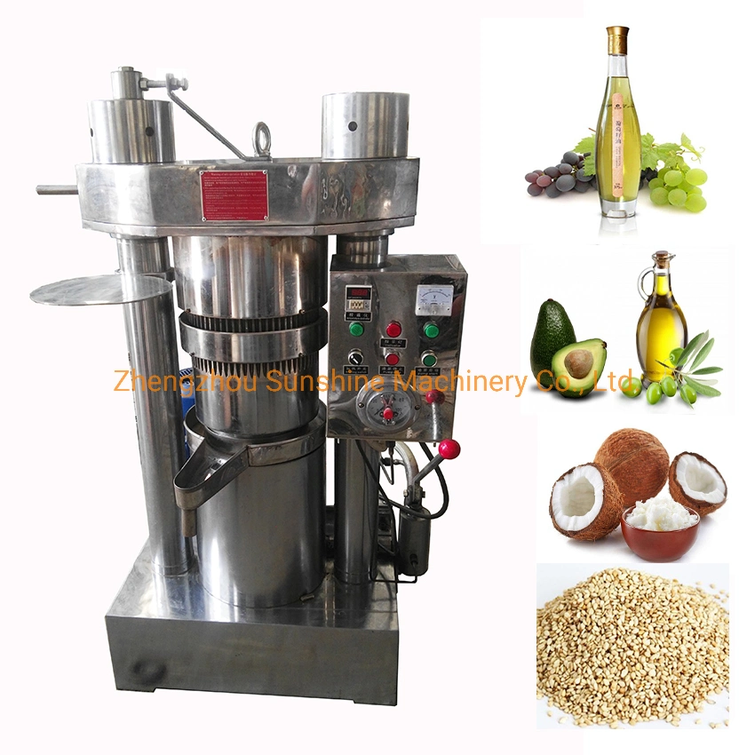 China Cold Pressed Sesame Hydraulic Olive Mini Oil Press