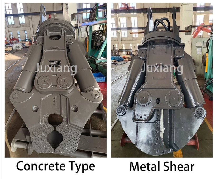 Hydraulic Shear Wholesale Double Cylinder Shear Demolition Cut Scrap Metal Excavator for Sale