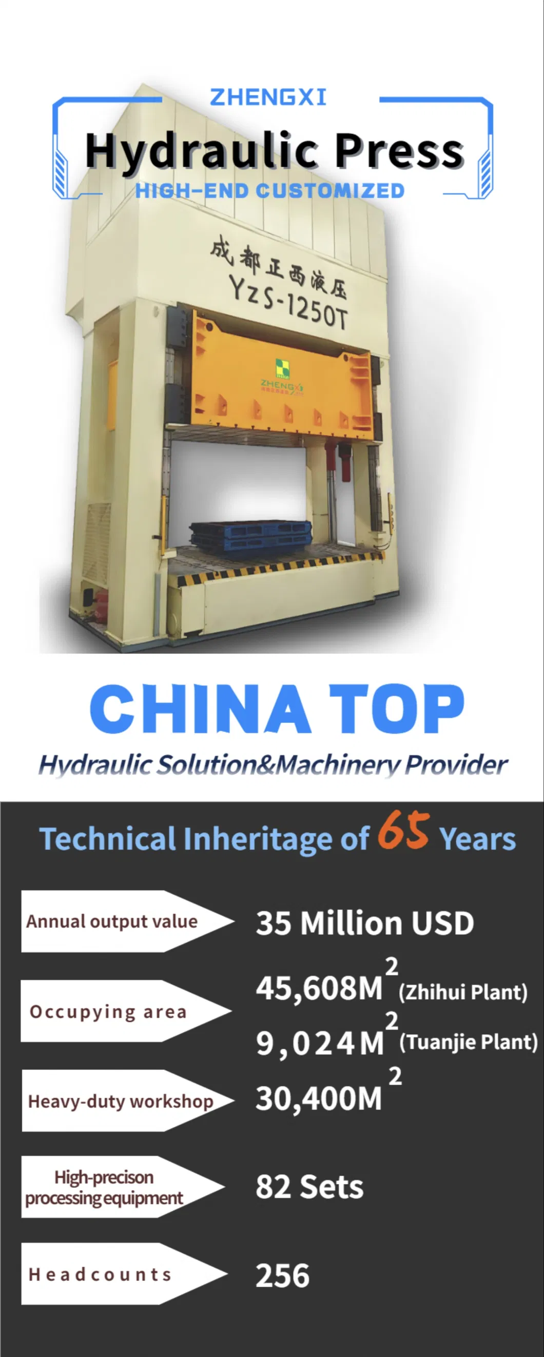250 Ton 4 Pillar Deep Drawing Double Action Hydraulic Press with Servo System