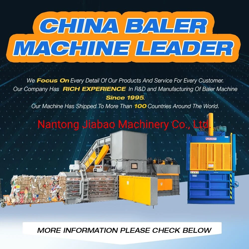 Jewel Brand Hot Selling Factory Price Packing Recycling Horizontal Full Automatic Scrap Paper/Waste Paper Baling Packaging Baler Hydraulic Press Machine