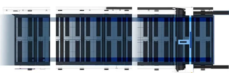 Gantry Type 16000mm 12000mm 14000mm*3000mm Large Format Bevel Fiber CNC Equipment Metal Cutting Laser Machine for Thick Plate Carbon Steel