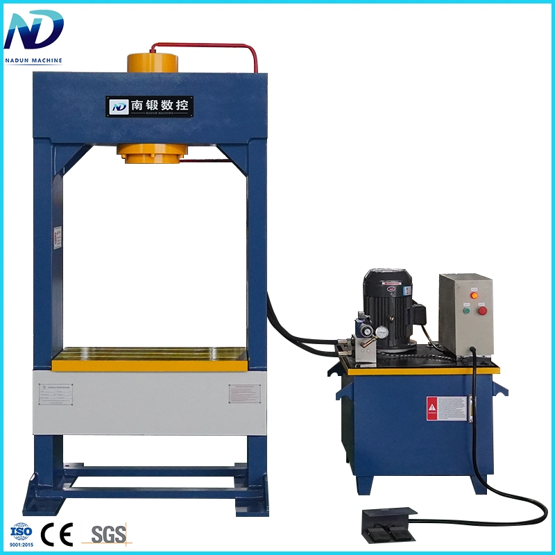 Gantry-Mounted 100 Ton Nadun Hydraulic Press for Versatile Industrial Applications