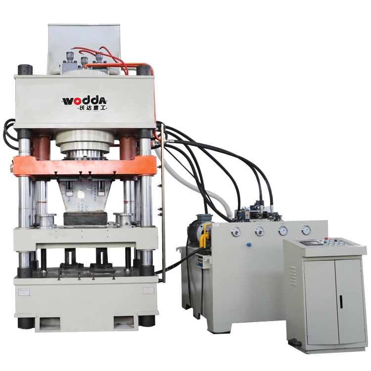 500-Ton Four-Column Automatic High-Efficiency Salt Block Production Line Customized Oil Hydraulic Press Machine with CE ISO9001 Powder Material Forming