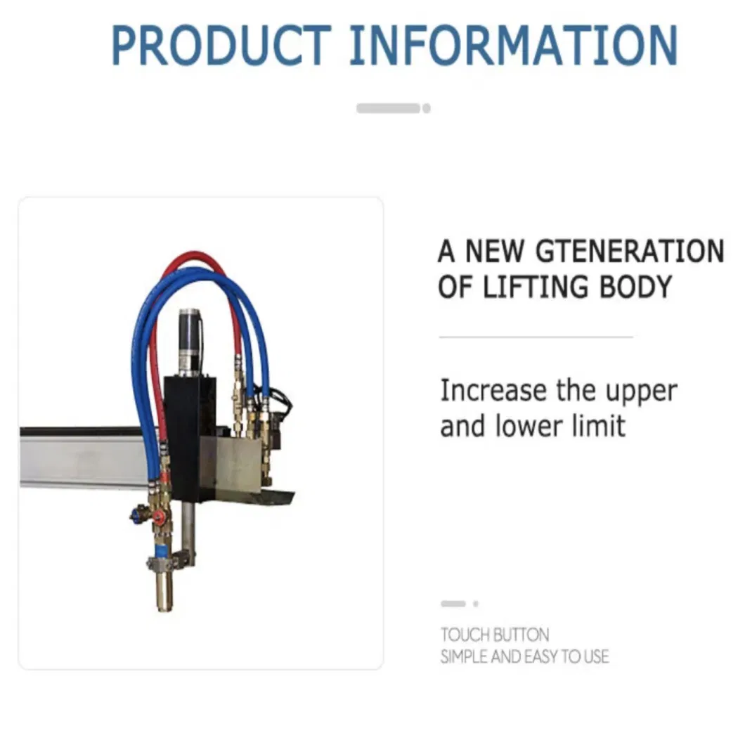 Mini Small Cheap Cantilever Portable Gantry Type Sheet Metal CNC Plasma and Flame Oxy Fuel Cutting Machine for Stainless Carbon Steel Cutting Factory Price
