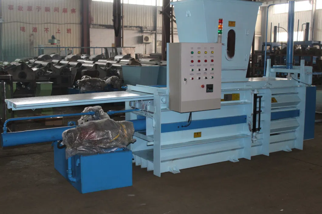 Horizontal Hydraulic Cotton Fiber Old Clothes Press for Baling Into Bales Factory for Sales