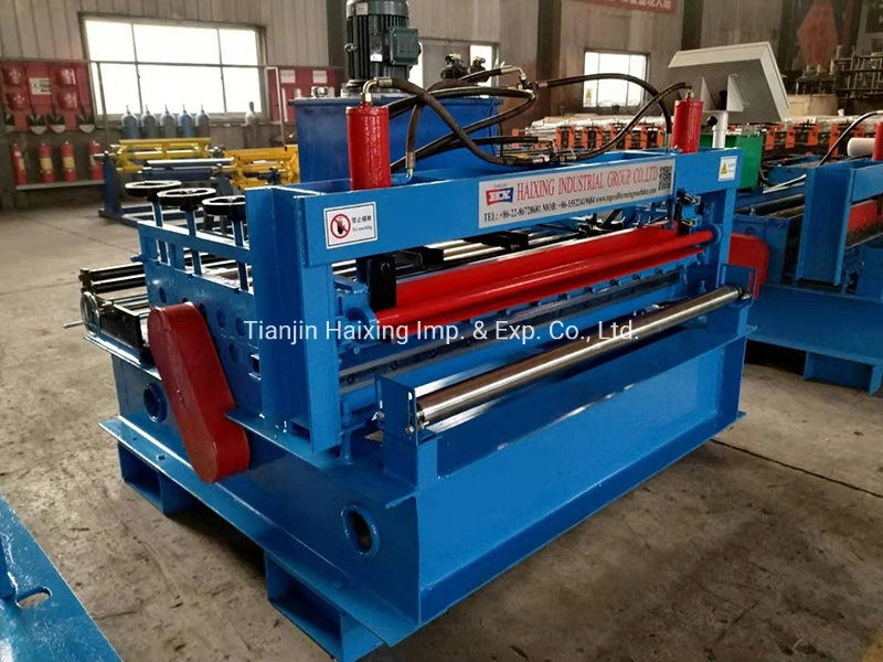 Color Steel Gi PPGI Metal Sheet Lever Device and Cutter to Length Plate PLC Control Hydraulic Steel Coil Leveling Cutting Machine