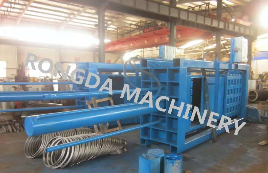 Horizontal Hydraulic Cotton Fiber Old Clothes Press for Baling Into Bales Factory for Sales